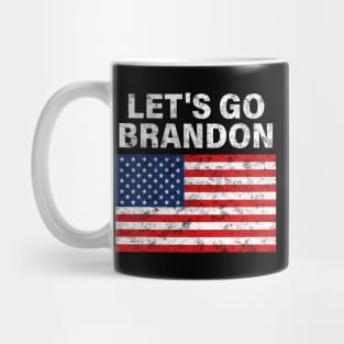 Let’s Go Brandon American Flag Freedom Conservative Us Mug